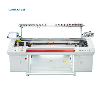 What is the principle of flat knitting machine?